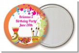 Pottery Painting - Personalized Birthday Party Pocket Mirror Favors