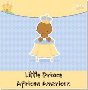 Little Prince African American Baby Shower Theme