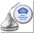 Prince Crown - Hershey Kiss Baby Shower Sticker Labels thumbnail