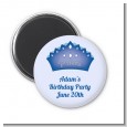 Prince Crown - Personalized Birthday Party Magnet Favors thumbnail