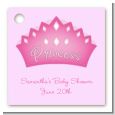 Princess Crown - Personalized Baby Shower Card Stock Favor Tags thumbnail