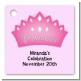 Princess Crown - Personalized Birthday Party Card Stock Favor Tags thumbnail