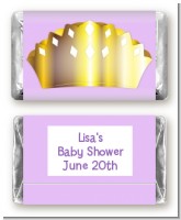 Princess Crown - Personalized Baby Shower Mini Candy Bar Wrappers