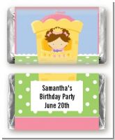 Princess in Tower - Personalized Birthday Party Mini Candy Bar Wrappers