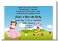 Princess Rolling Hills - Birthday Party Petite Invitations thumbnail