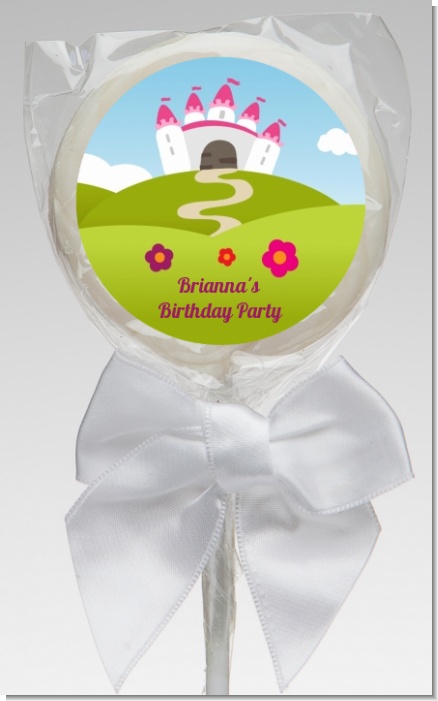 Princess Rolling Hills - Personalized Birthday Party Lollipop Favors
