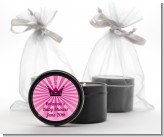 Princess Royal Crown - Baby Shower Black Candle Tin Favors