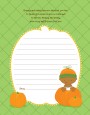 Pumpkin Baby African American - Baby Shower Notes of Advice thumbnail