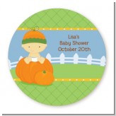 Pumpkin Baby Asian - Personalized Baby Shower Table Confetti