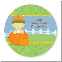 Pumpkin Baby Asian - Personalized Baby Shower Table Confetti