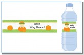 Pumpkin Baby Asian - Personalized Baby Shower Water Bottle Labels