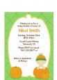 Pumpkin Baby Caucasian - Baby Shower Petite Invitations thumbnail