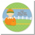 Pumpkin Baby Caucasian - Personalized Baby Shower Table Confetti thumbnail