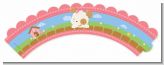 Puppy Dog Tails Girl - Baby Shower Cupcake Wrappers
