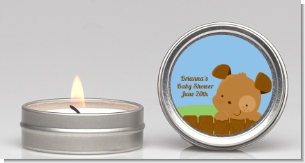 Puppy Dog Tails Boy - Baby Shower Candle Favors