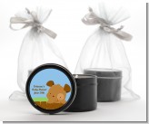 Puppy Dog Tails Boy - Baby Shower Black Candle Tin Favors