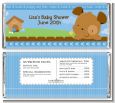 Puppy Dog Tails Boy - Personalized Baby Shower Candy Bar Wrappers thumbnail