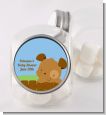 Puppy Dog Tails Boy - Personalized Baby Shower Candy Jar thumbnail