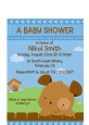 Puppy Dog Tails Boy - Baby Shower Petite Invitations thumbnail