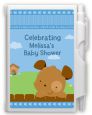 Puppy Dog Tails Boy - Baby Shower Personalized Notebook Favor thumbnail