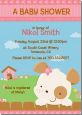 Puppy Dog Tails Girl - Baby Shower Invitations thumbnail