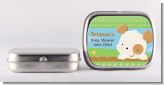 Puppy Dog Tails Neutral - Personalized Baby Shower Mint Tins