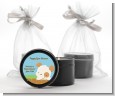 Puppy Dog Tails Neutral - Baby Shower Black Candle Tin Favors thumbnail
