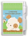 Puppy Dog Tails Neutral - Baby Shower Personalized Notebook Favor thumbnail