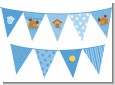 Puppy Dog Tails Boy - Baby Shower Themed Pennant Set thumbnail