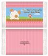 Puppy Dog Tails Girl - Personalized Popcorn Wrapper Baby Shower Favors thumbnail