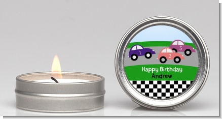 Race Car - Birthday Party Candle Favors