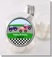 Race Car - Personalized Birthday Party Candy Jar thumbnail