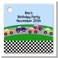 Race Car - Personalized Birthday Party Card Stock Favor Tags thumbnail