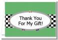 Race Car - Birthday Party Thank You Cards thumbnail