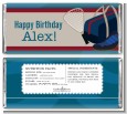 Racquetball - Personalized Birthday Party Candy Bar Wrappers thumbnail