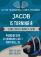 Racquetball - Birthday Party Invitations thumbnail