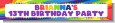 Rainbow - Personalized Birthday Party Banners thumbnail