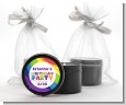 Rainbow - Birthday Party Black Candle Tin Favors thumbnail