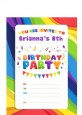 Rainbow - Birthday Party Petite Invitations thumbnail