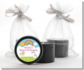 Rainbow Unicorn - Birthday Party Black Candle Tin Favors