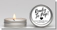 Ready To Pop Black and White - Baby Shower Candle Favors thumbnail