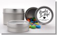 Ready To Pop Black and White - Custom Baby Shower Favor Tins thumbnail