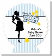 Ready To Pop Blue - Personalized Baby Shower Centerpiece Stand thumbnail