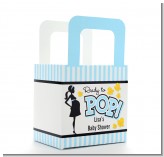 Ready To Pop Blue - Personalized Baby Shower Favor Boxes