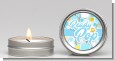 Ready To Pop Blue Gold - Baby Shower Candle Favors thumbnail