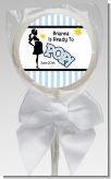 Ready To Pop Blue - Personalized Baby Shower Lollipop Favors Ready To Pop Blue - Personalized Baby Shower Lollipop Favors