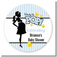 Ready To Pop Blue - Personalized Baby Shower Table Confetti thumbnail
