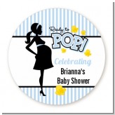 Ready To Pop Blue - Personalized Baby Shower Table Confetti