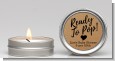 Ready To Pop Brown - Baby Shower Candle Favors thumbnail