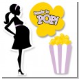 Ready To Pop Purple - Baby Shower Printed Shaped Cut-Outs thumbnail